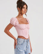 Floral Corset Top