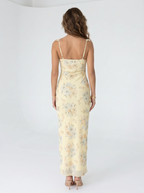 Soleil Floral Plunge Maxi Dress