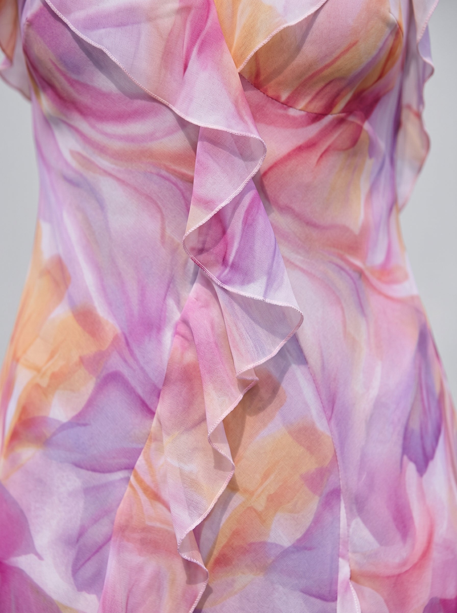 Floral Ruffle Maxi Dress