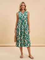V-Neck Floral Sundress