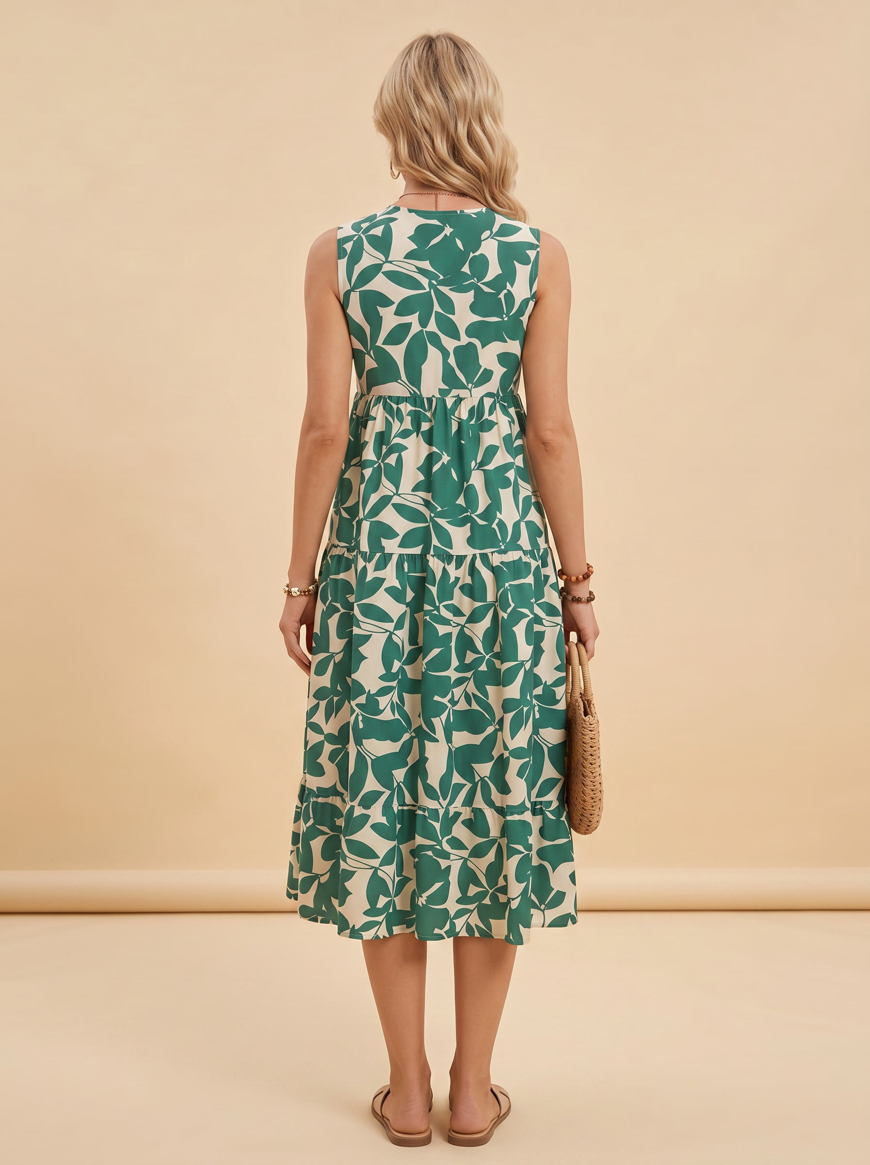 V-Neck Floral Sundress